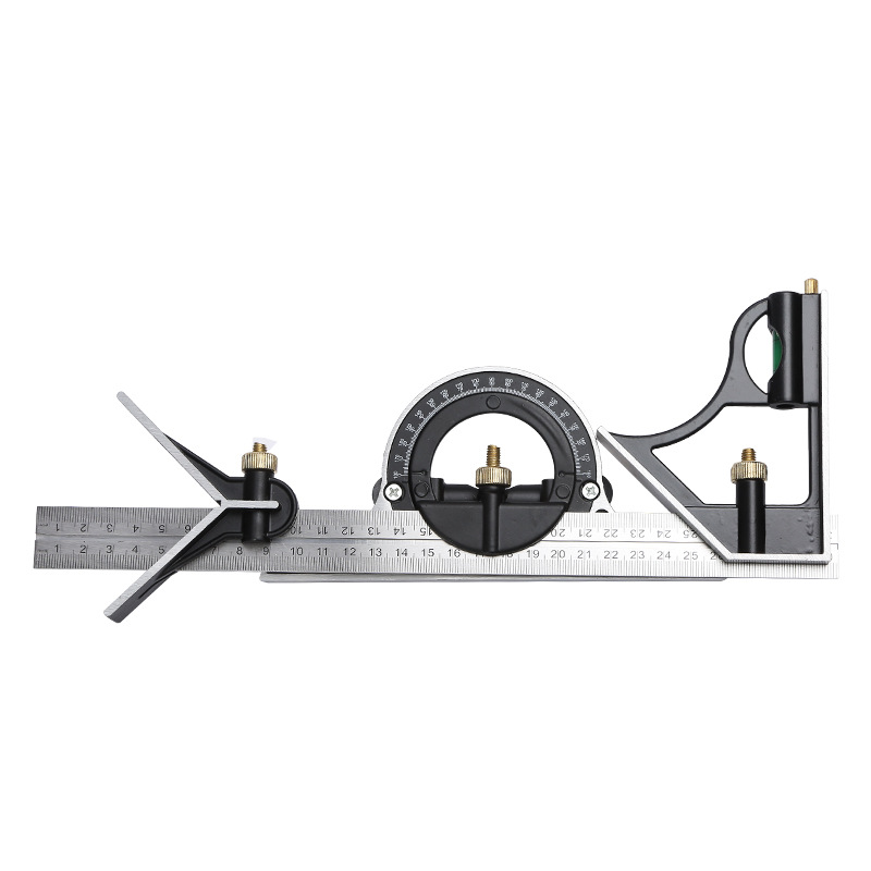 Регулируемая комбинированная прямоугольная линейка C480, 45 градусов, измерительные инструменты для деревообработки, нержавеющая сталь, квадратная угловая линейка