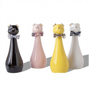 Guci Keramik Mewah Modern Buatan Tangan yang Tahan Lama untuk Abu Jenazah Kucing & Anjing, Guci Kremasi Ramah Lingkungan dengan Perawatan Pasca Kematian - Product Image 1