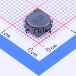 Inducteur de puissance SMD ASPI-0602S-680M-T, 6,7x6,7 mm (Inductance : 68 µH) (Précision : 20 % Courant nominal : 650 mA) - Product Image 1