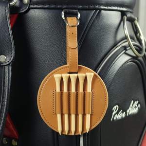 <span class=keywords><strong>Support</strong></span> de tees de <span class=keywords><strong>golf</strong></span> en cuir avec logo personnalisé avec <span class=keywords><strong>5</strong></span> tees de <span class=keywords><strong>golf</strong></span> ronds en bois durables - Product Image 6