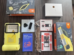 Étui de plongée professionnel étanche Shellbox 2e génération, sous-marine jusqu'à 15 m (49 pieds), compatible avec les téléphones portables de 6,9 pouces, avec trou d'aération - Product Image 5
