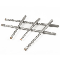 Foret à percussion à marteau électrique quadrilatère 6mm foret central en alliage d'acier au tungstène pour mur de tige d'acier en béton
