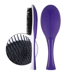 Personalized High Quality Hair Plastic Comb Detangle Comb Natural Bristle Hair Brush Hair Straightener Comb