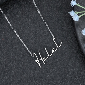 Collana in Acciaio Inossidabile DuoYing con Nome Personalizzato, Regalo di Compleanno <span class=keywords><strong>per</strong></span> una Donna o una Amica - Product Image 3