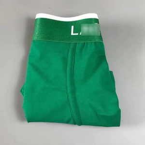 Boxer da <span class=keywords><strong>Uomo</strong></span> <span class=keywords><strong>di</strong></span> <span class=keywords><strong>Lusso</strong></span> con Logo Personalizzato 100% in Cotone Lavorato a Maglia, Design <span class=keywords><strong>di</strong></span> Marca, Comodi e Traspiranti, a Vita Media - Product Image 4