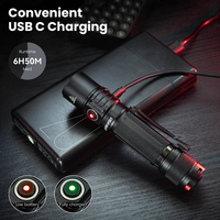 Pour Sofirn Portable haute puissance LED torche SP35T Super lumineux longue portée lampe de poche indicateur aluminium lampe corps Rechargeable