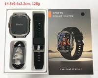 Reloj inteligente QX15 de moda clásica con pantalla IPS BT Call & Voice Assistant Body Temperature & Fitness Tracker Smartwatch