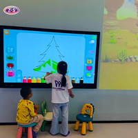 Tableau interactif éducatif à écran tactile, conception monobloc, écran numérique intelligent pour les écoles