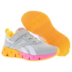 Zapatillas Reebok Zig Vector Alt Ps para Niña, Color Gris Claro y Amarillo, Estilo Deportivo - Product Image 4