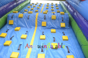 Nouveau <span class=keywords><strong>jeu</strong></span> gonflable d'extérieur pour trois personnes - Parcours d'obstacles - Grand toboggan gonflable d'escalade - Product Image 5