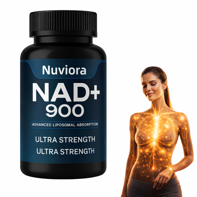 OEM Private Label NAD Capsules Cellular Energy Support Anti Aging Supplement Liposomal NAD Plus 900mg High Absorption 60