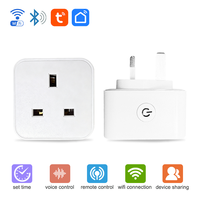 Prise intelligente FY42 UK 10A/16A Tuya WiFi avec moniteur d'énergie - Matériau ABS, sécurité WPA/WPA2, contrôle à distance, programmation, commande vocale
