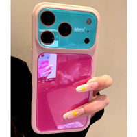 Coque de protection antichoc et étanche Collision Color pour 17 Pro Max en TPU + acrylique avec protection d'objectif et grandes fenêtres