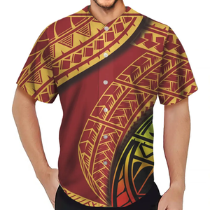 Chemise de baseball pas cher 100% polyester respirant adultes hommes vêtements de baseball maillot extérieur personnalisé sublimé baseball softball porter - Product Image 4
