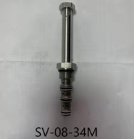 Vanne directionnelle hydraulique à cartouche à trois positions et quatre voies Hongshan, bobine magnétique SV08-47C, 10 GPM, 210 bars, 3/8