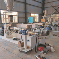 Usine de fabrication de tubes HDPE, machine de fabrication de tuyaux PE, ligne d'extrusion, ligne de production, machine de fabrication