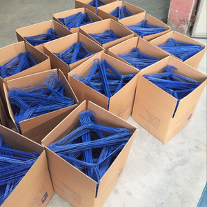 Bán Buôn Giá Rẻ Trắng Bột Tráng Kim Loại Sắt Móc Giặt Dây Móc Áo Cho Tủ Quần Áo Phòng Tắm Khô Sạch Vải Móc - Product Image 1