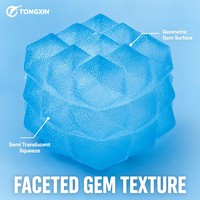 TONGXIN Vente en gros : Jouet anti-stress sensoriel en forme de cube de pierres précieuses, à facettes, à presser, pour le bureau, apaisant, cadeau, ensemble OEM en vrac pour enfants et adultes