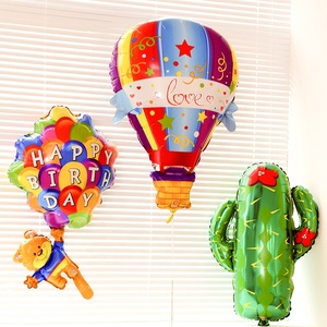 Décorations De Douche De bébé Ensemble Flamant <span class=keywords><strong>Cactus</strong></span> tournesol Ballons pour Bébé Anniversaire Décorations De Fête - Product Image 2