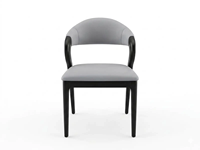 Fauteuil d'appoint commercial |   Sièges courbes modernes pour l'hôtellerie |   Cadre en bois massif |   Meubles GCON