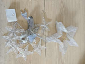 Luci a Cascata LED per Matrimoni, Illuminazione Decorativa a Stella, 110V 220V - Product Image 5