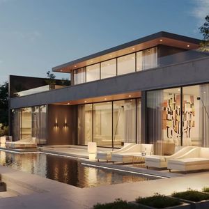 Villa/Cottage Prefabbricata Personalizzata in Struttura Leggera in Acciaio, <span class=keywords><strong>Casa</strong></span> Prefabbricata ALC/AAC con Certificazione ISO9001:2015/CE, Saldatura con Garanzia di 50 Anni - Product Image 1