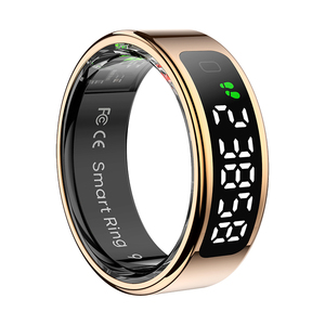 Mode hommes femmes 5ATM étanche QRing APP surveillance de la santé pression artérielle <span class=keywords><strong>Fitness</strong></span> suivi R11 Smart <span class=keywords><strong>Ring</strong></span> 2025 - Product Image 3