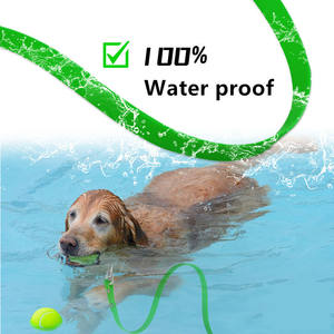 Correa de perro envuelta en <span class=keywords><strong>PVC</strong></span> de lujo, cuerda impermeable para collar de cachorro con cinta adhesiva, estilo clásico y de moda para caminar y entrenar mascotas - Product Image 3