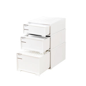 Boîte de rangement à tiroir épais pour salon <span class=keywords><strong>Armoire</strong></span> de rangement à vêtements en plastique à un niveau Vente en gros Chine - Product Image 5