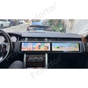 <span class=keywords><strong>15.5</strong></span> pouces 1920*1080 autoradio Android pour Range Rover Vogue L405 2013-2017 double écran nouveau Design système de divertissement copilote - Product Image 3