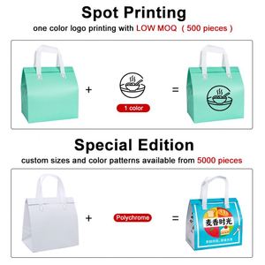 Custom Hot Beverage Disposable Non-woven Waterproof Insulated <b>Cooler</b> Bag Aluminum Foil Lining Recycled <b>Material</b> YUCAI Brand for - Product Image 4