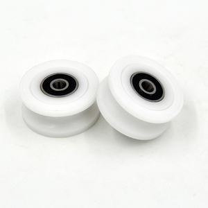 Personnalisé BSU60834 U Groove Factory Direct POM Plastique Enduit 608zz Poulie à roulement à billes Style moderne Roue à rouleaux en acier - Product Image 3