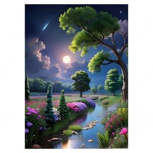 Tranh kỹ thuật số phong cảnh Tranh trang trí nhà tự làm - Product Image 4