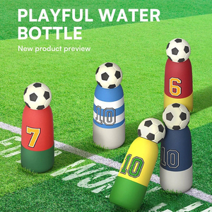 Nuova <span class=keywords><strong>Tazza</strong></span> Termica per Bambini da 14oz con Punta in Silicone <span class=keywords><strong>a</strong></span> Forma di Animale, Bottiglia d'Acqua Personalizzabile in Acciaio Inox 304 - Product Image 4