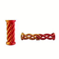 New Arrival 2026 Satin Finish Plastic Glowing Surface Detail Deep Relaxation Device Helical Fidget Stick for Cool Office Gadget
