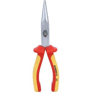 BRILLIANT TOOLS - BT068012 VDE <b>long</b> <b>nosed</b> plier 208 mm - EAN 4042146870532 1000V INSULATED PLIERS AND CUTTERS INSULATED PLIERS - Product Image 3