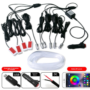 Yosovlamp, luces LED RGB ambientales para salpicadero automotriz, luces decorativas que cambian de Color de uno a diez para Golf y Versa <span class=keywords><strong>Interior</strong></span> - Product Image 2