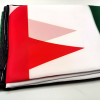 Promotion d'usine : Drapeau sur mesure, Drapeau syrien personnalisé 3*5 pieds, Écharpe personnalisée, Drapeau à agiter à la main