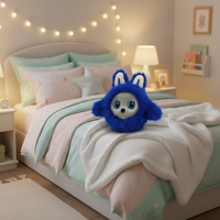 RUIGUAN RG-AI-K01 Sprechender Roboter AI-Hasen-Plüschtier für Kinder von 8-13 Jahren Unisex Frühes Lernen und Dialogspielzeug