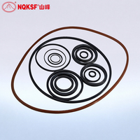 Cincin Segel Karet Quad Ring X Ring NBR FKM Empat Lobus untuk Silinder Hidrolik, Peralatan Pneumatik, Pompa, Katup & Poros Putar