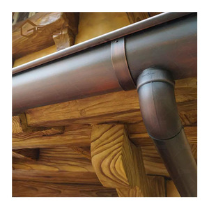 Sistema di Grondaie in Rame Stile Europeo Tipo H e Tipo K con Pluviale a Prezzo all'Ingrosso - Product Image 1