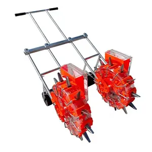 Cotton seeds sowing machine double manual corn seeder hand push planter