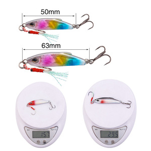 Nouveau <span class=keywords><strong>DUO</strong></span> Luya Leurre à paillettes <span class=keywords><strong>VIB</strong></span> en forme de plaque de fer, pour lancer longue distance, toutes eaux, double hameçon, pour la pêche au black-bass à la bouche d'Alice - Product Image 5