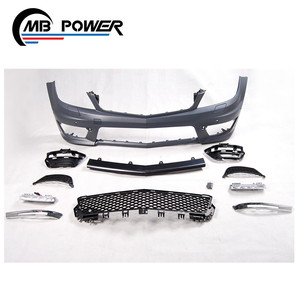ชุดตัวถัง C-Class W204 <span class=keywords><strong>MC</strong></span> C63 4D 11y-13y,สำหรับกันชนหน้าสไตล์ A W204กันชนหน้ากระโปรงด้านข้างกันชนหลัง - Product Image 5