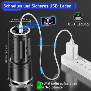 Bán Hot công suất cao ánh sáng đèn flash ngoài trời khẩn cấp 6600mAh ngân hàng điện sạc nhanh Trọng lượng nhẹ chịu nước đèn pin - Product Image 3