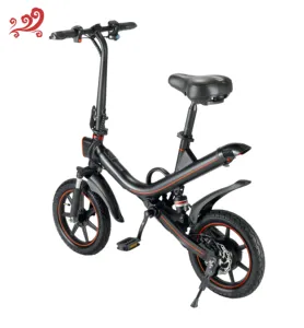 EU Warehouse long range mini portable 12/14 inch electric road ebike Foldable Folding Electric Bicycle Mini Electric Bike