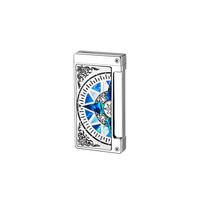 Briquet rétro à allumage latéral en alliage de haute qualité, coupe-vent, flamme réglable, design de luxe européen et américain, cadeau d'affaires