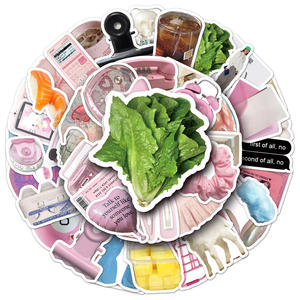 50Pcs Ins Korean Style Cute Thing Graffiti <strong>Stickers</strong> for Girl Phone Book Decor Vinyl Daily Life <strong>Preppy</strong> <strong>Sticker</strong> - Product Image 2