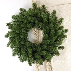 Guirlande <span class=keywords><strong>de</strong></span> Noël artificielle en aiguilles <span class=keywords><strong>de</strong></span> pin, fausse plante verte, décoration, arrangement, guirlande à suspendre à la porte - Product Image 1