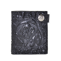 Grosir Fashion Hip Hop Bifold Pria Sepeda Motor Biker Dompet untuk Pria